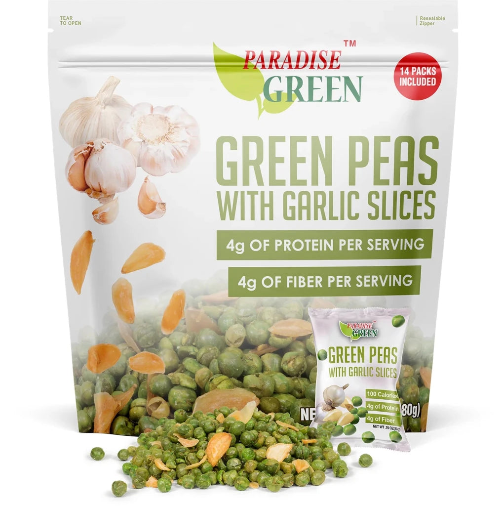 Green Peas with Garlic Slice - 280g - ding - go