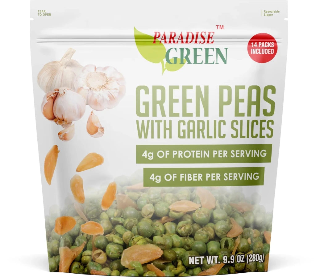 Green Peas with Garlic Slice - 280g - ding - go