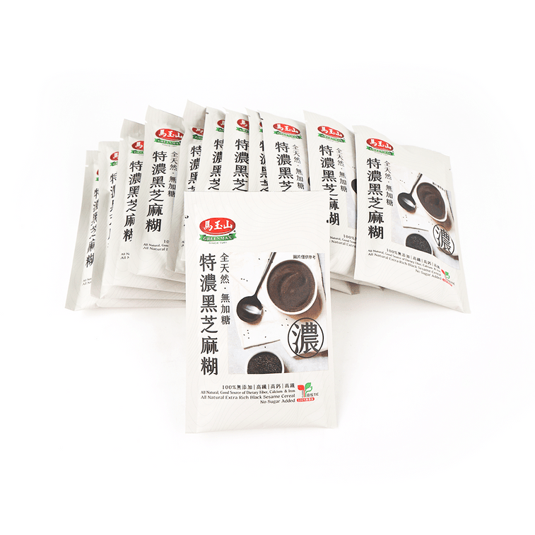 Greenmax Natural Extra Rich Black Sesame Cereal - 30g x 12 Pack - ding - go