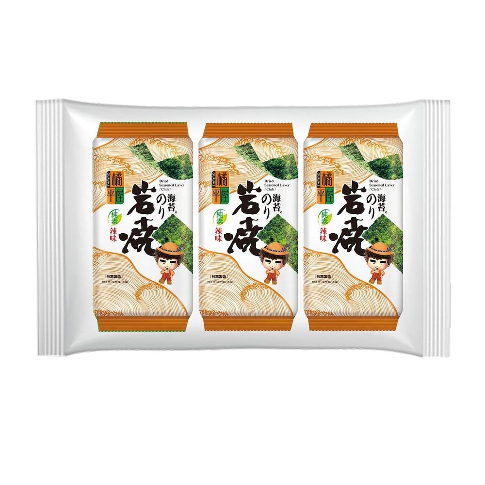 Gurume Korean Seaweed Chili Flavor - 5.4g x 3 Pack - ding - go