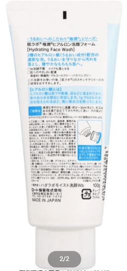 HADA LABO Gokujyun Hyaluronic Face Cleansing Foam - 100g - ding - go