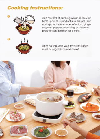 HAIDILAO Broth Flavor Hot Pot Soup Base - 110g - ding-go