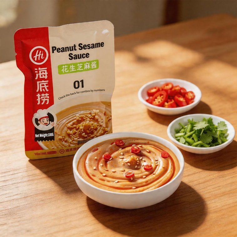 HAIDILAO Peanut Sesame Sauce Hot Pot Dipping Sauce - 100g - ding-go
