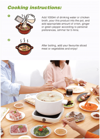HAIDILAO Scallop Flavor Hot Pot Soup Base - 200g - ding-go