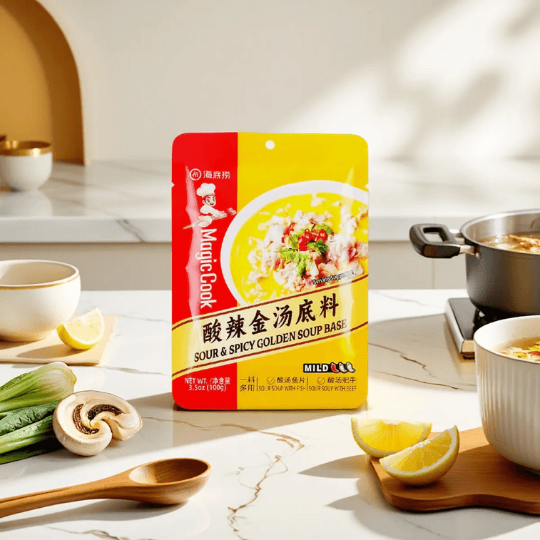 HAIDILAO Sour & Spicy Golden Soup Base Mild Flavor - 100g - ding-go