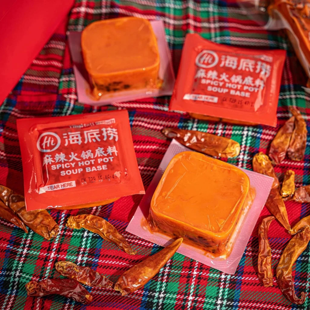 HAIDILAO Spicy Hot Pot Soup Base - 90g x 4 Pack - ding-go