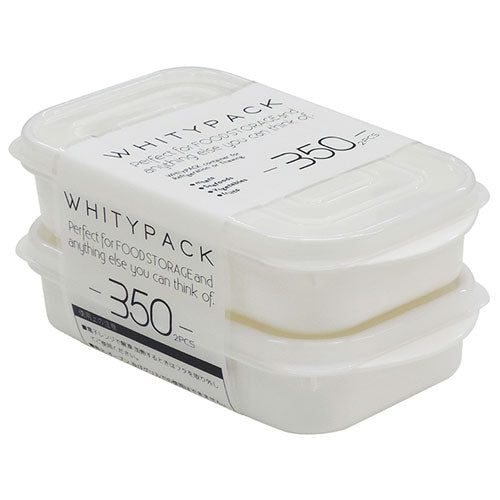 Yamada Kagaku Whity Pack 350 Food Storage Container - 2 Pack