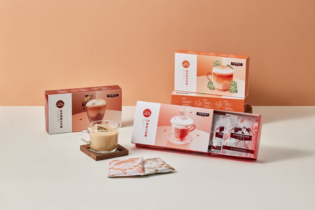 Hohocha No.18 Ruby Black Tea Latte 28g x 5 Pack, additional package view 4
