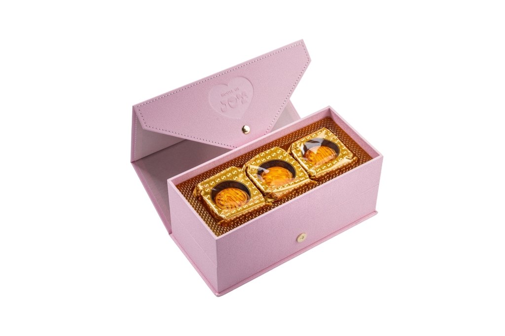 House of Joy Golden Lava Custard Mooncakes - 270g - ding-go