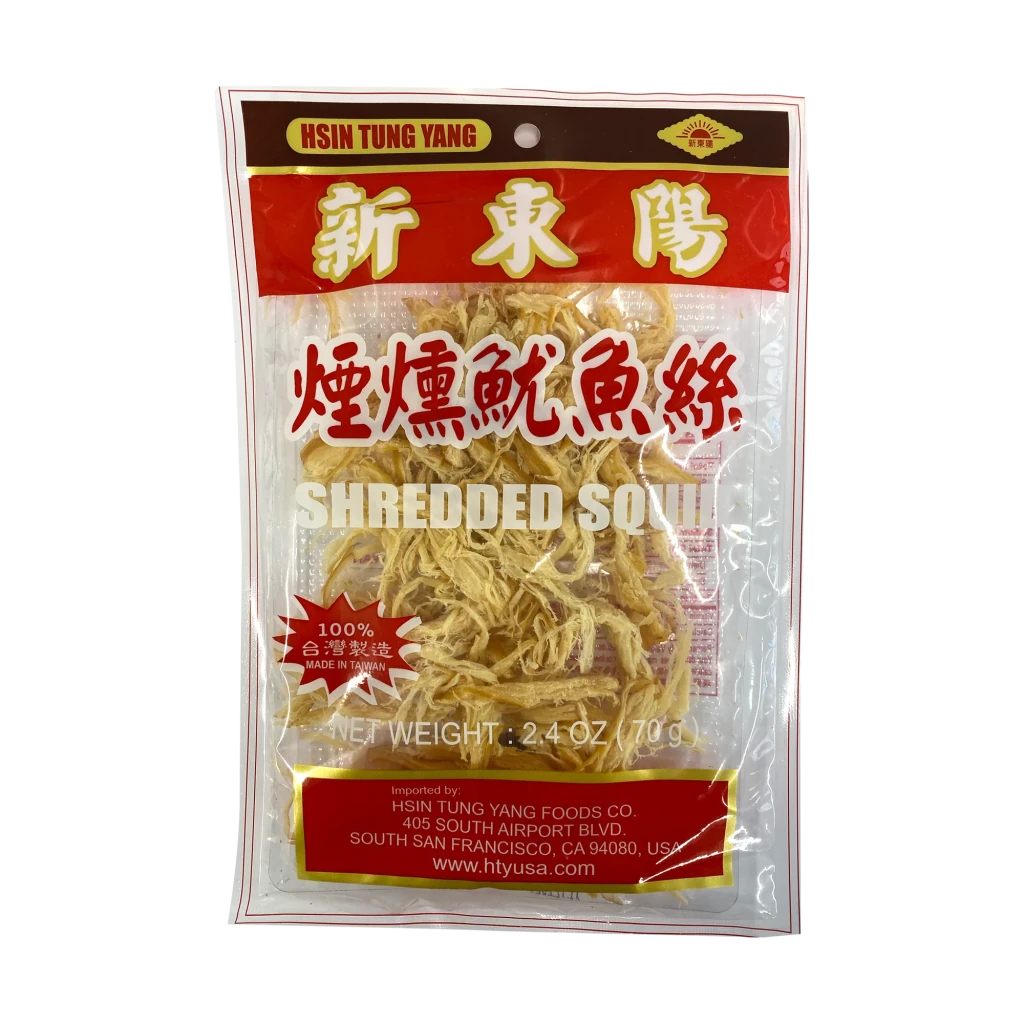 HTY Smoked Shredded Squid - 68g - ding - go