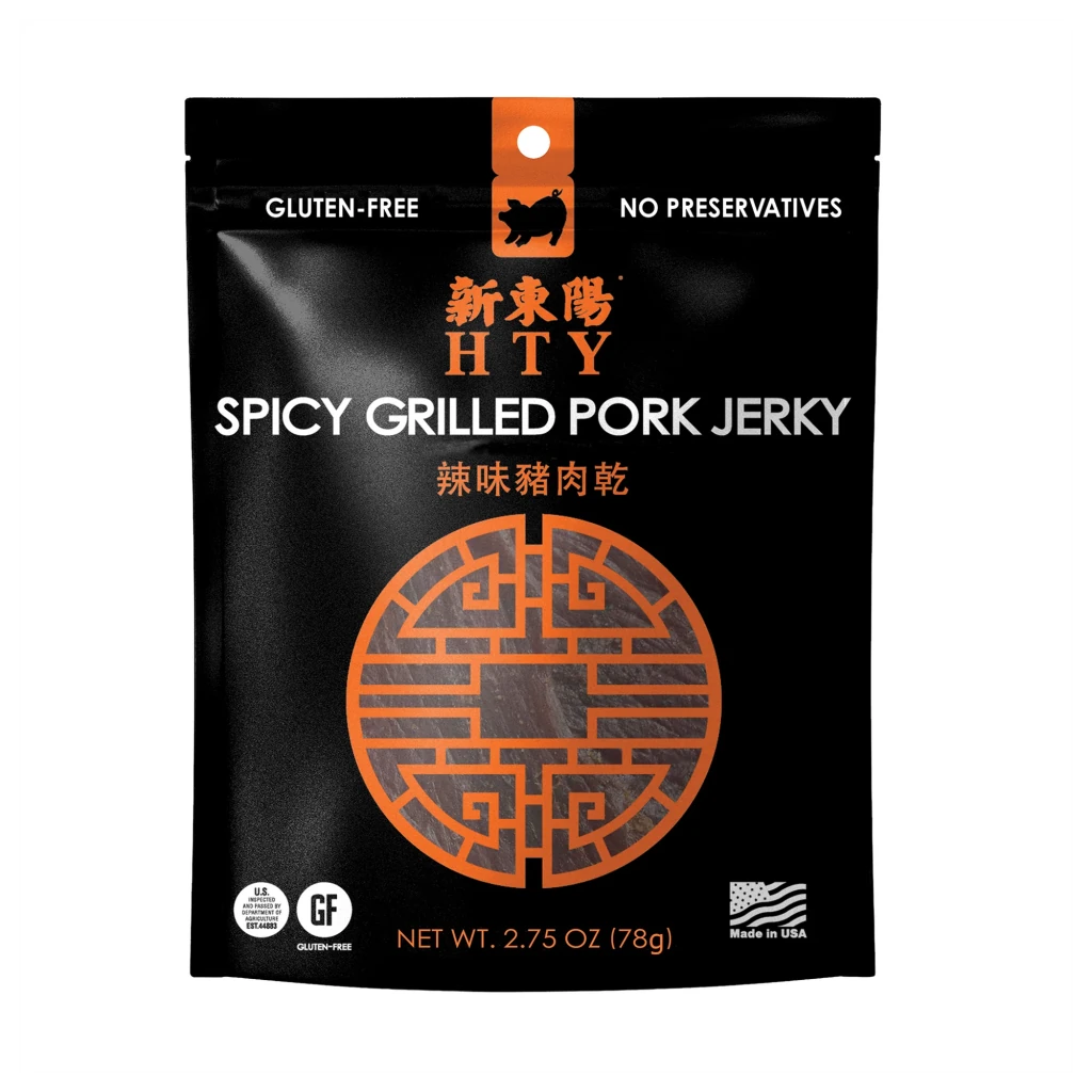 HTY Spicy Dried Cured Pork - 70.8g - ding - go