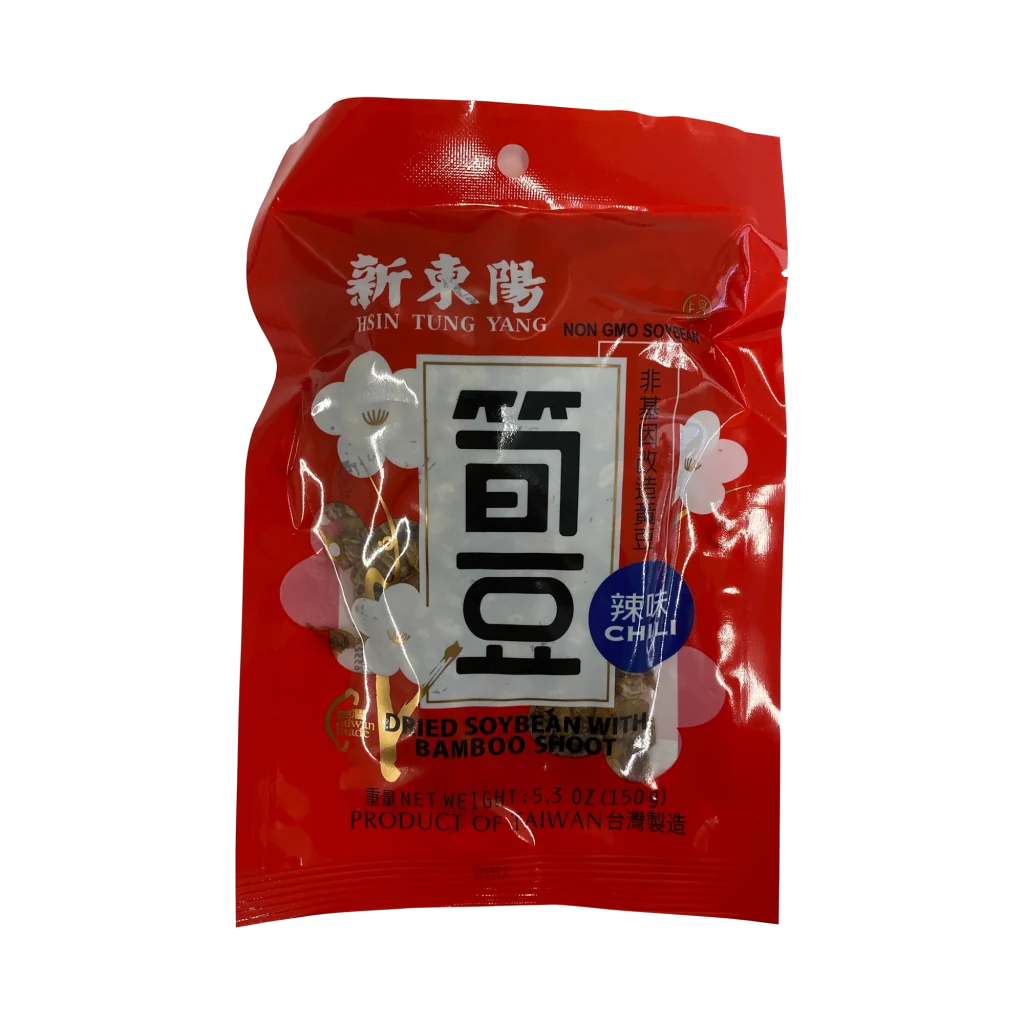 HTY Spicy Dried Soybean with Bamboo Shoots - 150g - ding - go