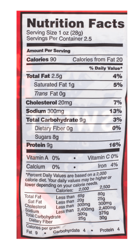 HTY Sweet Beef Jerky 70.8g, additional package view 4