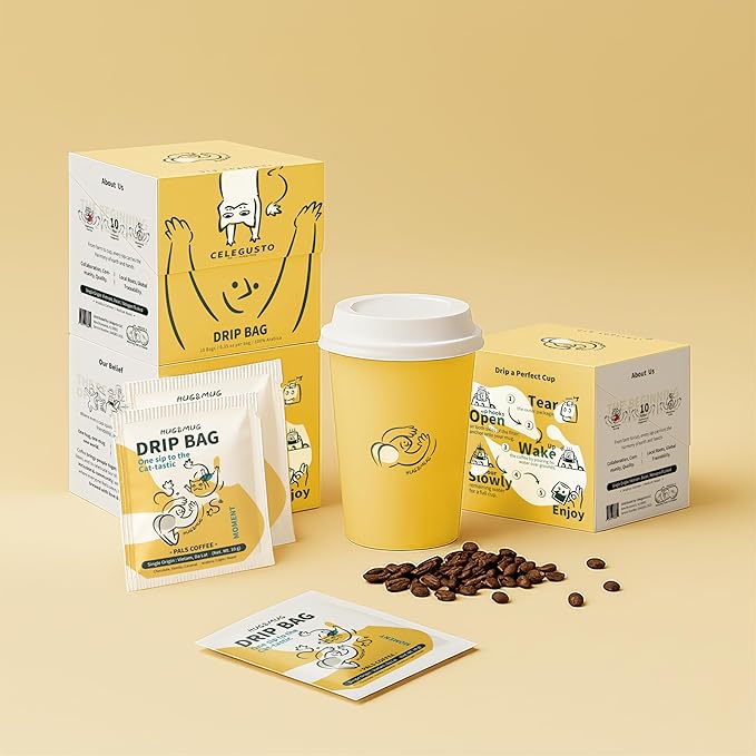【BOGO】Hug&Mug Specialty Instant Drip Coffee 10g x 10 Pack, additional package view 4