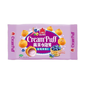 I-Mei Cream Puffs Blueberry Flavor - 57g