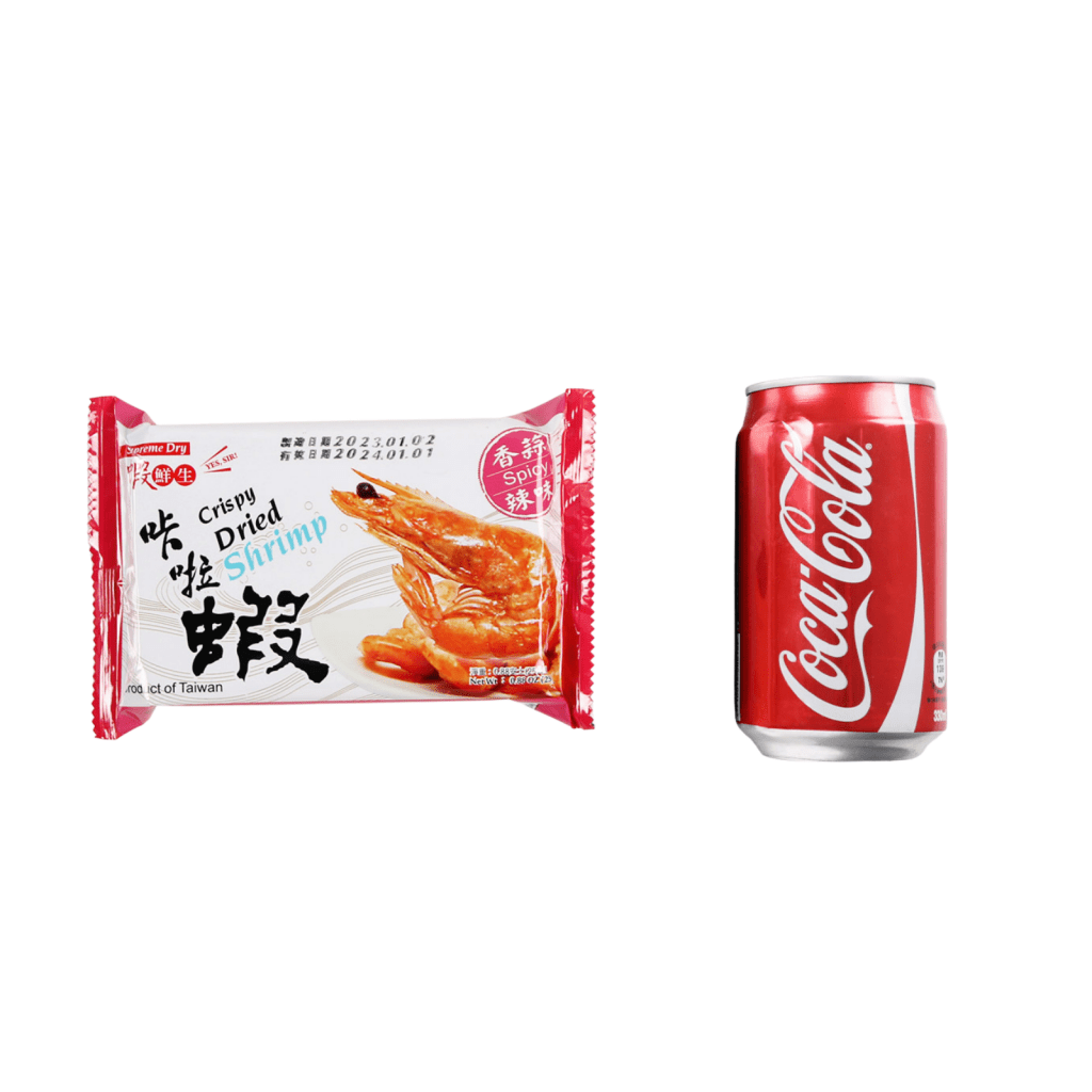 i3Fresh Crispy Whole Dried Shrimp Snack Spicy Flavor - 25g - ding - go