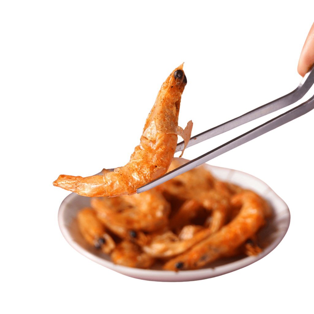 i3Fresh Crispy Whole Dried Shrimp Snack Spicy Flavor - 25g - ding - go