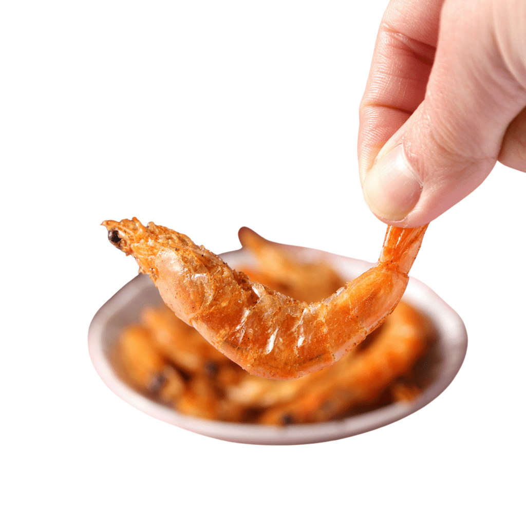 i3Fresh Crispy Whole Dried Shrimp Snack Spicy Flavor - 25g - ding - go