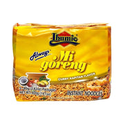 Ibumie Mi Goreng Curry Kapitan Flavor - 80g x 5 Pack - ding - go