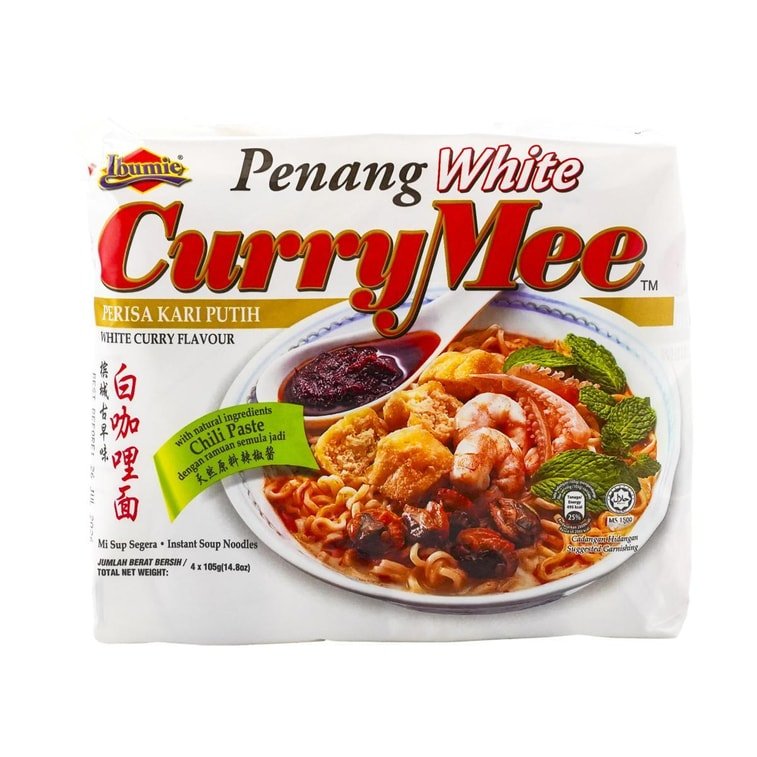 Ibumie Penang White Currymee White Curry Flavor - 105g x 4 Pack - ding - go