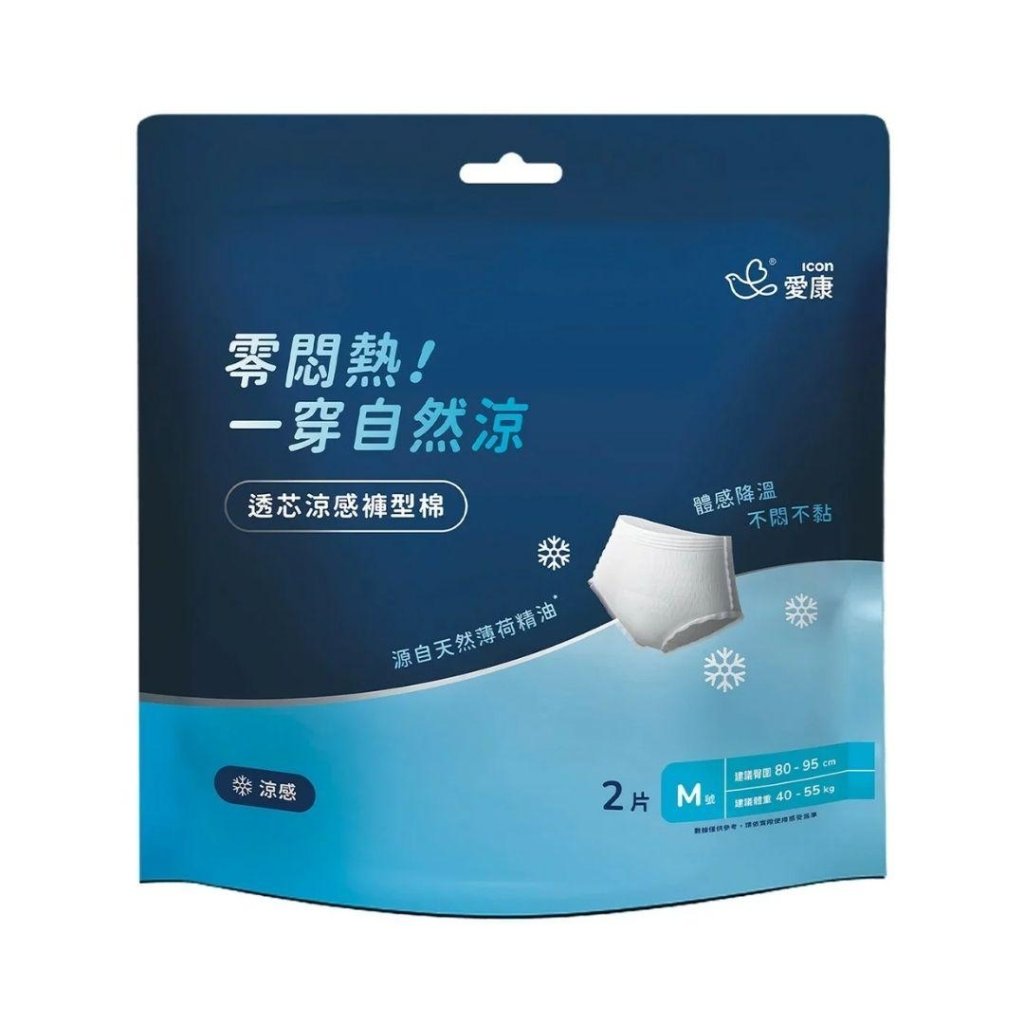 ICON Cool Feeling Panty Liners M Size - 2 pcs - ding-go