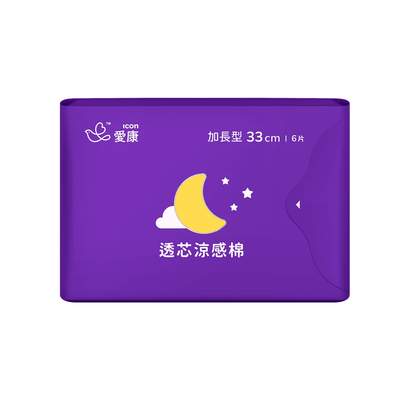 ICON Cool Feeling Sanitary Pads Long 33cm - 6 Pads - ding-go