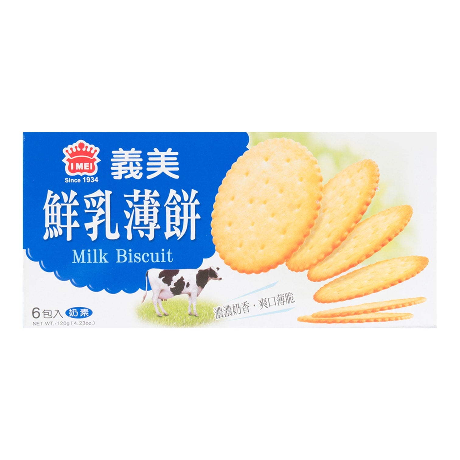 義美 鮮乳薄餅 - 120g