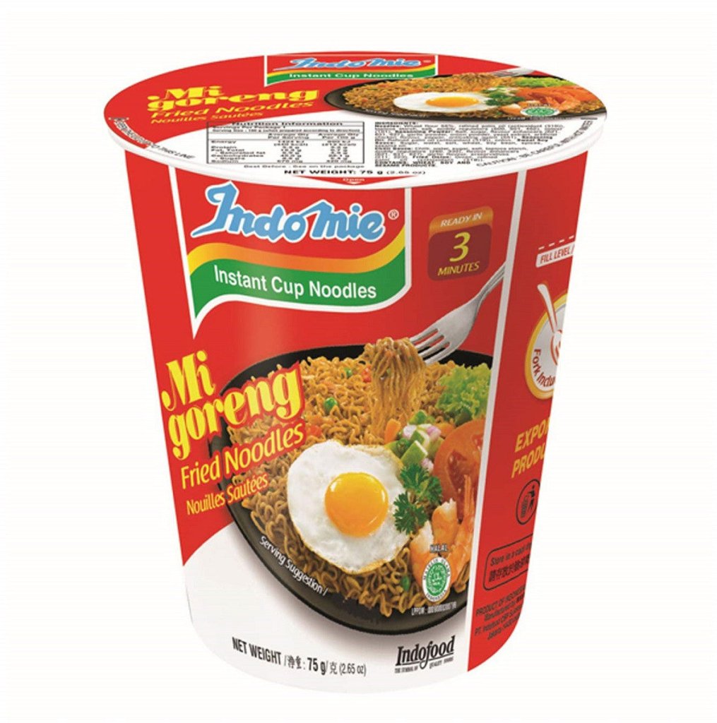 Indomie Stir Fry Noodles Original Cup - 75g - ding - go