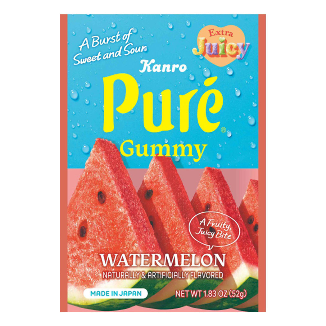 Kanro Pure Gummy Watermelon - 52g