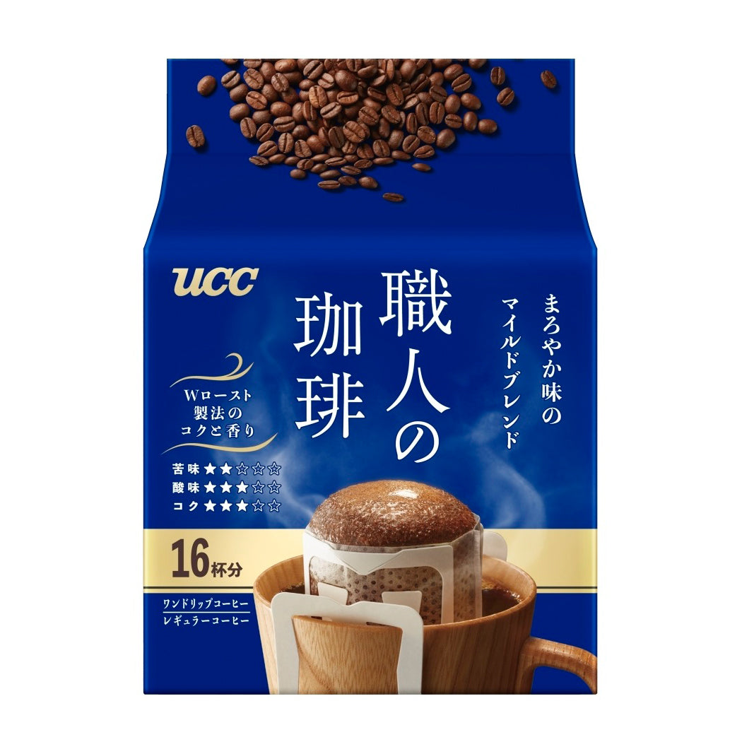 UCC Shokunin Drip Coffee Mild Blend - 7g x 16 Pack