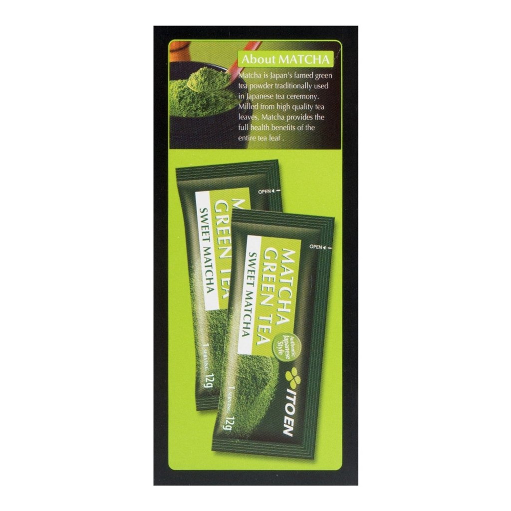 ITO EN Matcha Green Tea Sweet Powder – 12g × 10 Pack - ding - go