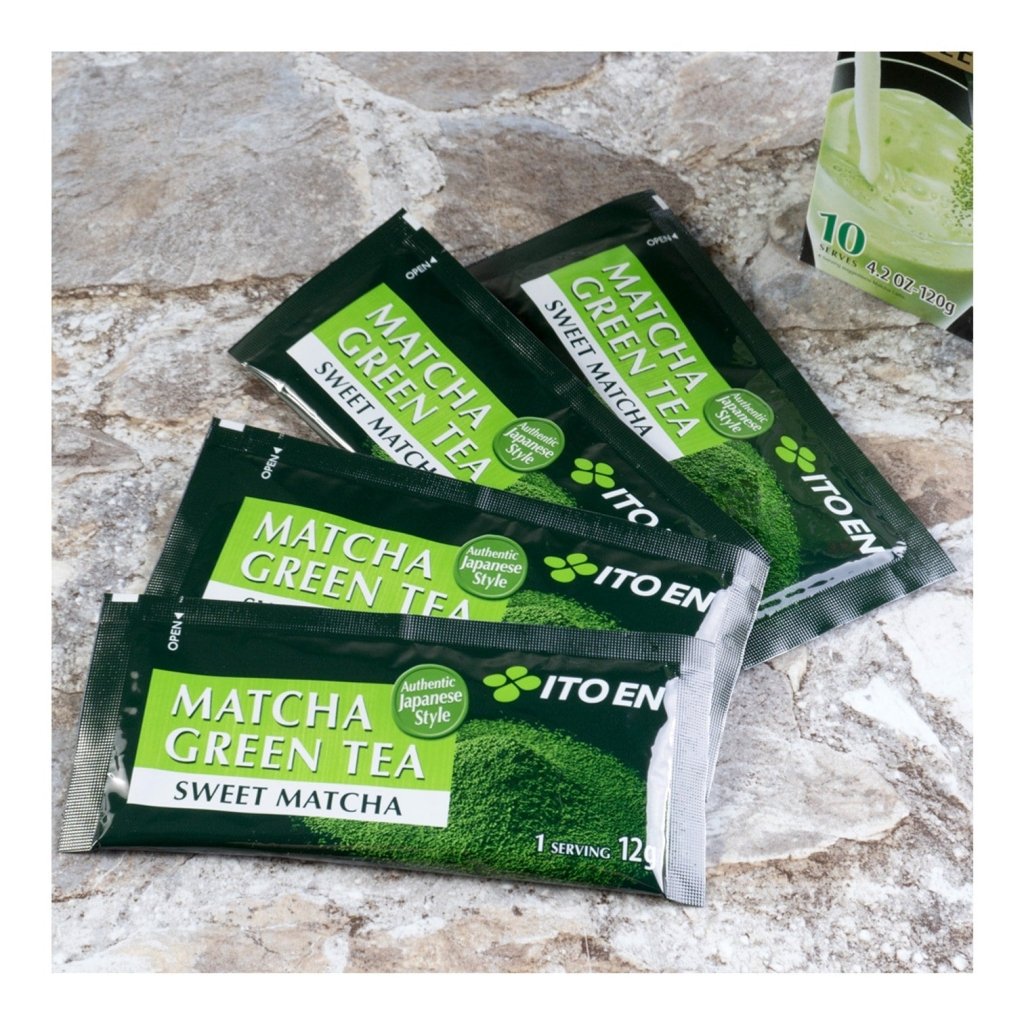 ITO EN Matcha Green Tea Sweet Powder – 12g × 10 Pack - ding - go