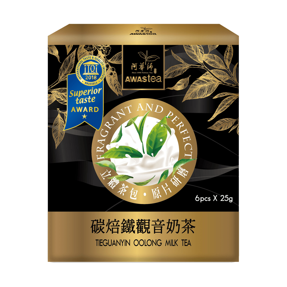【iTQi Award Milk Tea】Awastea Tieguanyin Oolong Milk Tea - 27.5g x 6 Pack - ding - go