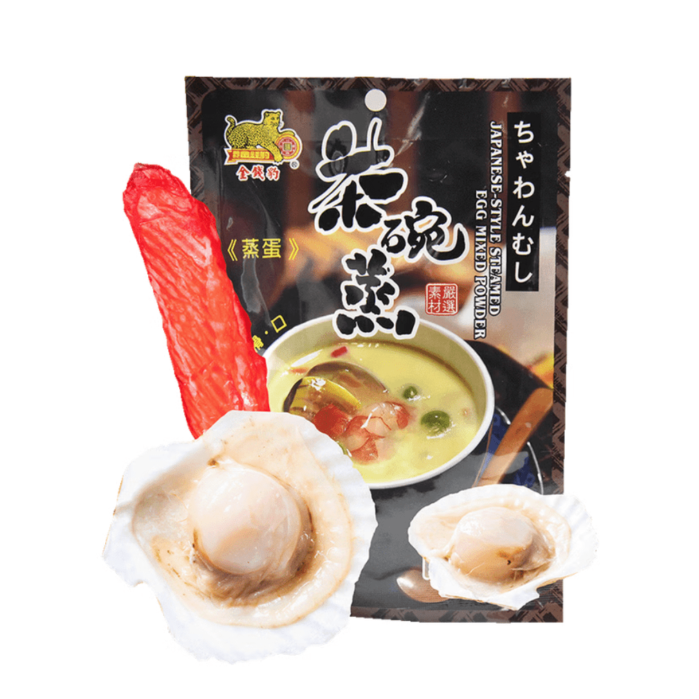 Jaguar Food Japanese-Style Steamed Egg Mixed Powder (Scallop & Crab Meat) - 20g x 2 Pack - ding-go