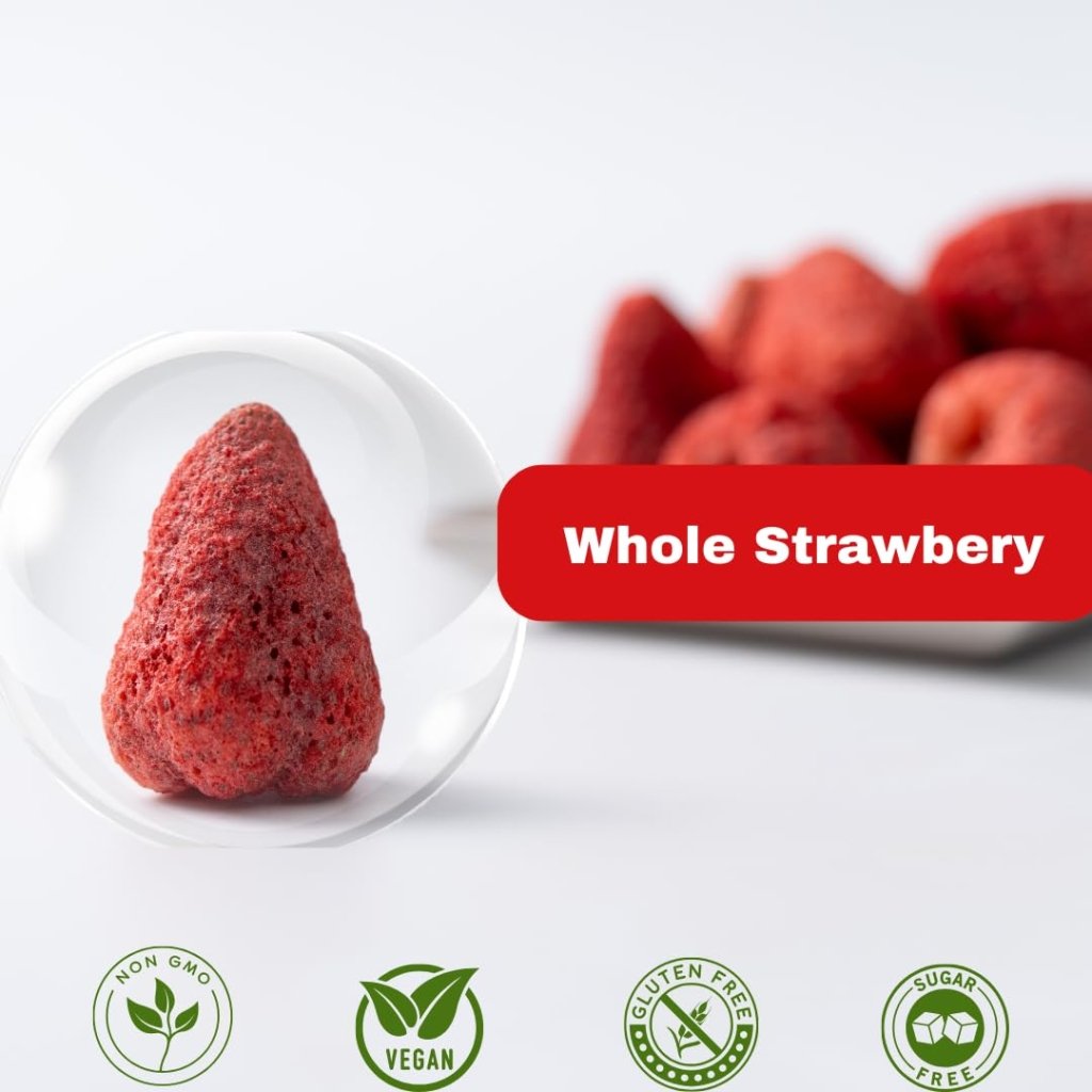Juju Oops Mix Freeze Dried Whole Strawberries 226g, additional package view 6