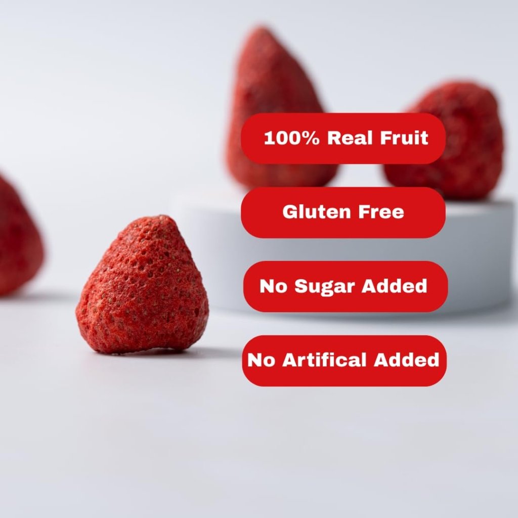 Juju Oops Mix Freeze Dried Whole Strawberries 226g, additional package view 5