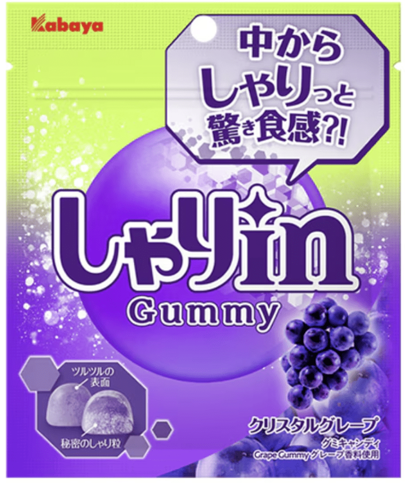 Kabaya Shari-in Gummy Crystal Grape - 52g - ding-go