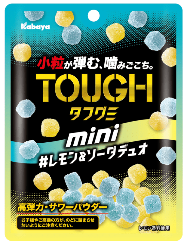 Kabaya Tough Gummy Mini Lemon & Soda Duo - 80g - ding-go