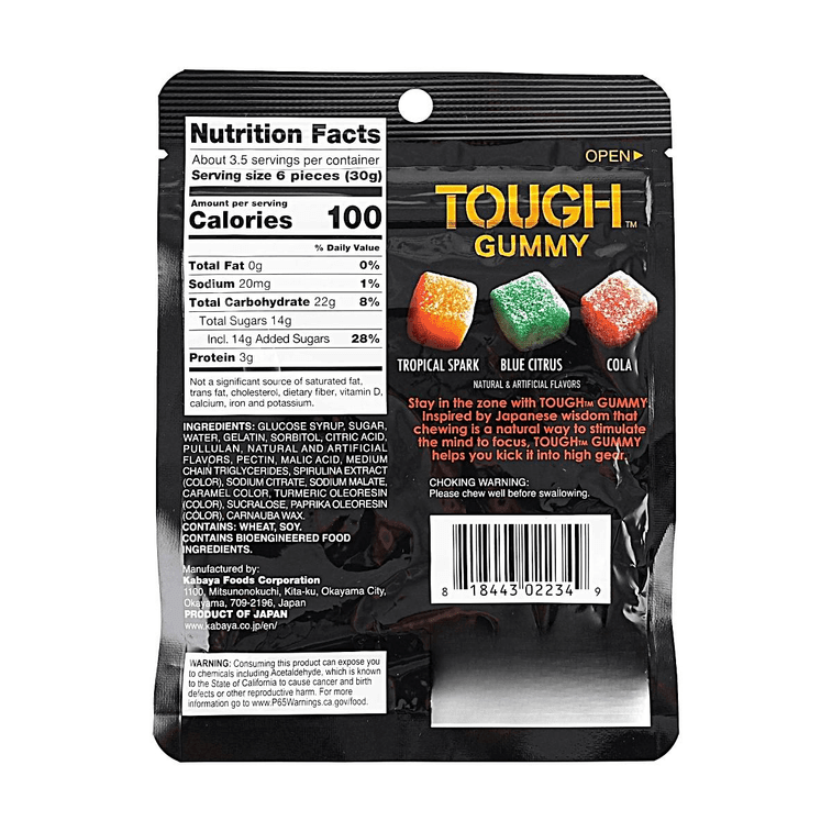 Kabaya Tough Gummy Natural & Artificial Flavors - 100g - ding-go