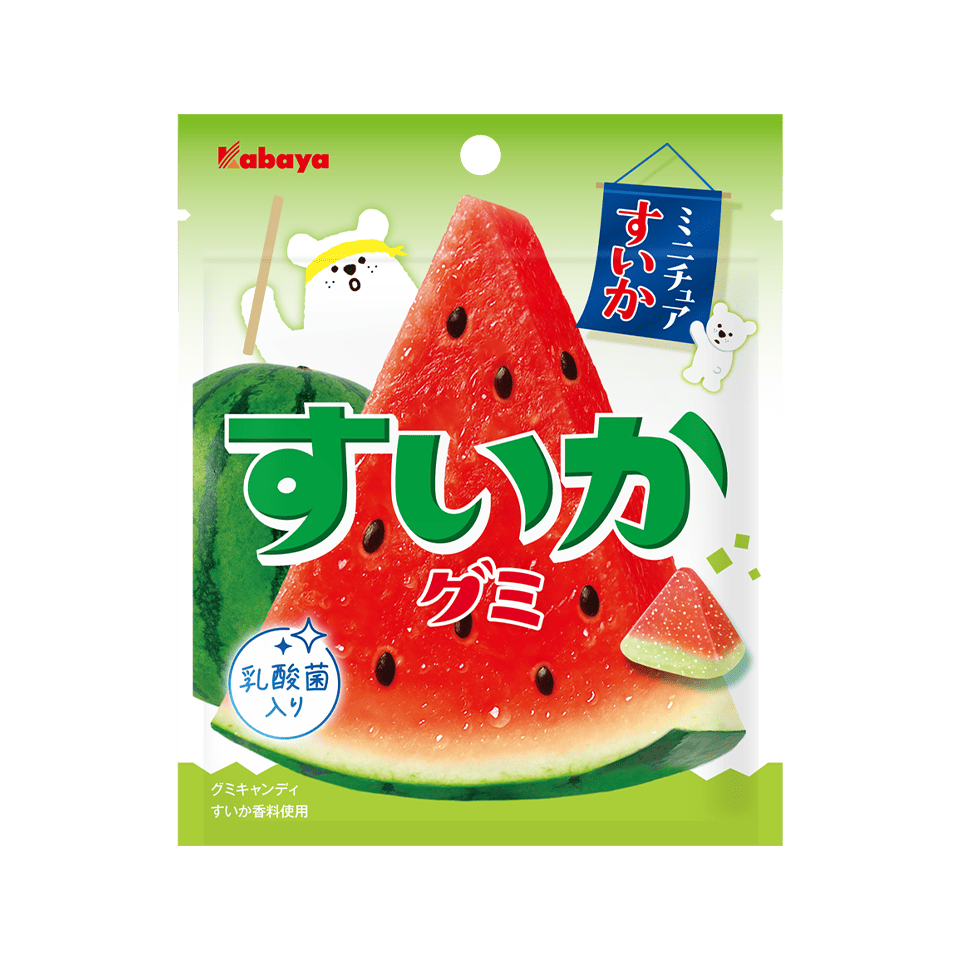 Kabaya Watermelon Gummy Candy - 50g - ding-go