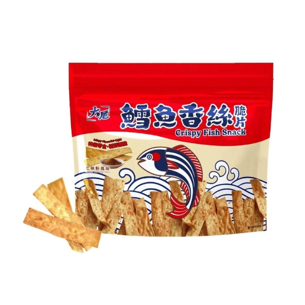 KAKA Crispy Fish Snack - Shichimi Seasoning Flavor - 80g - ding - go