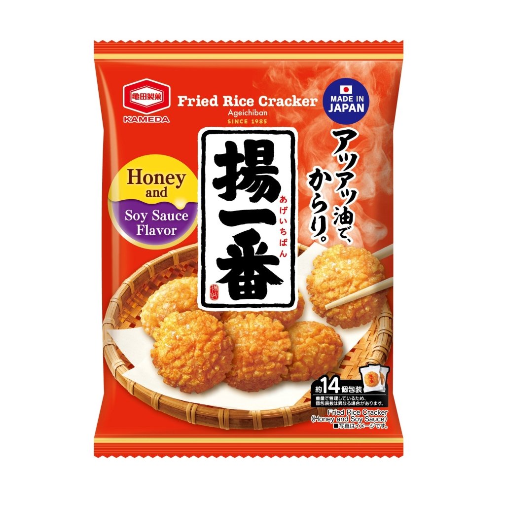 Kameda Age Ichiban Fried Rice Crackers - 100g - ding-go