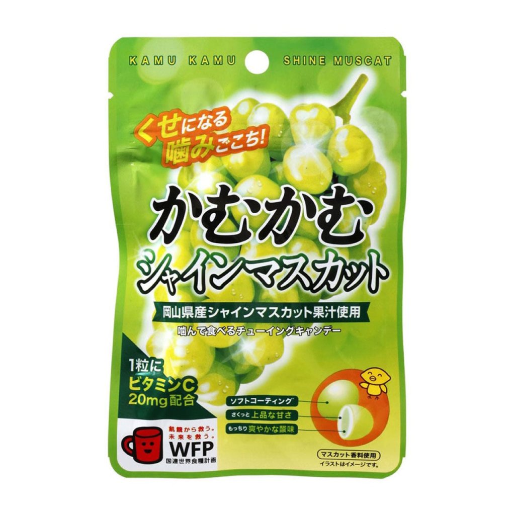 Kamukamu Shine Muscat Chewy Candy - 30g - ding-go