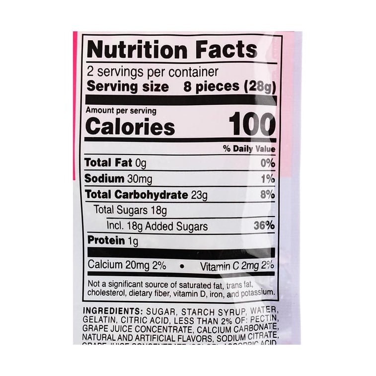 Kanro Pure Gummy Grape - 56g - ding - go