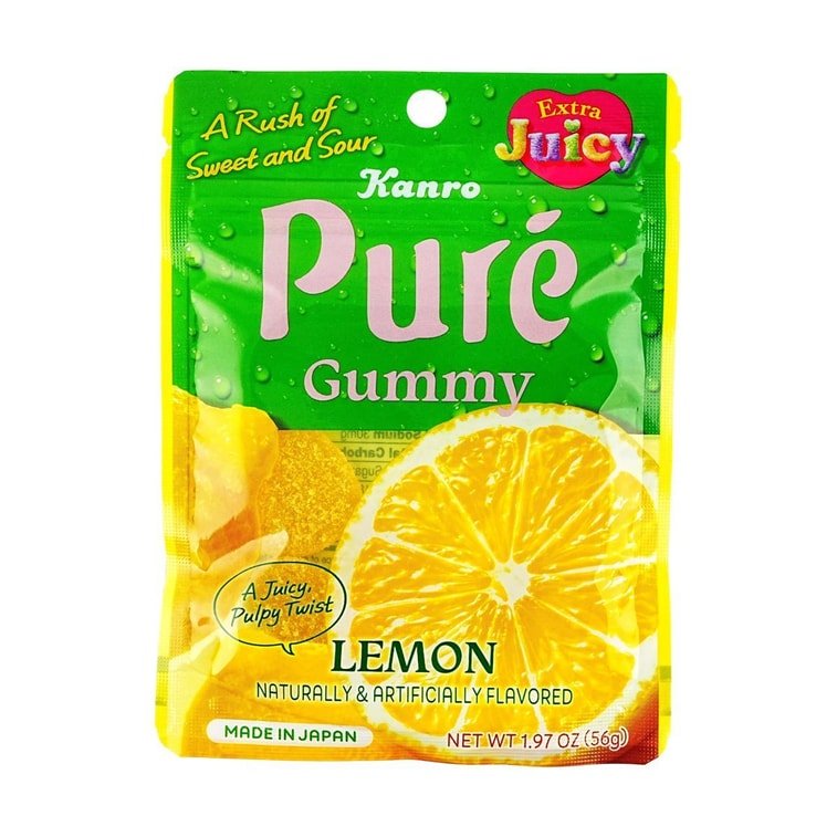 Kanro Pure Gummy Lemon - 56g - ding - go
