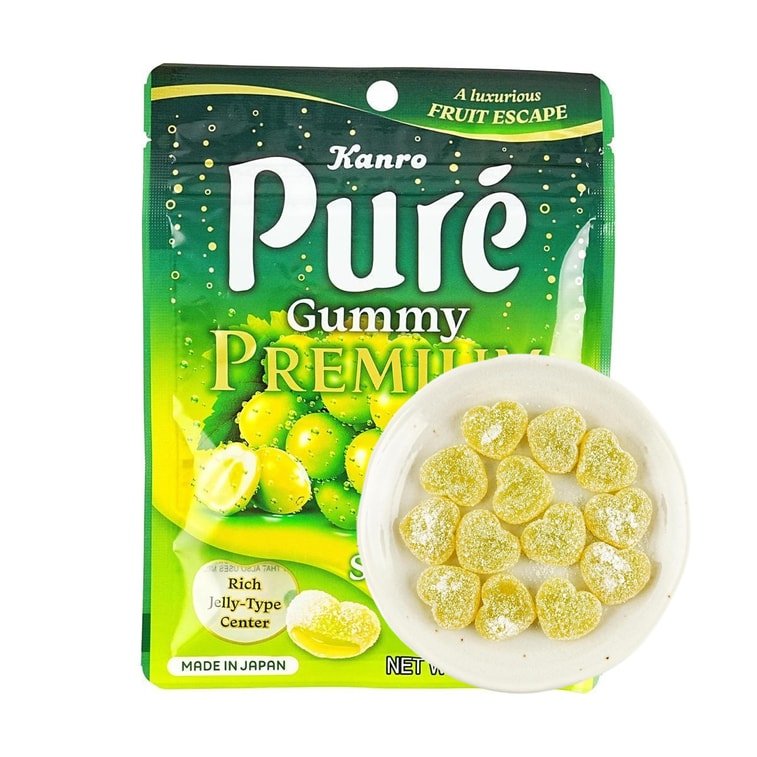 Kanro Pure Premium Gummy Shine Muscat - 54g - ding - go