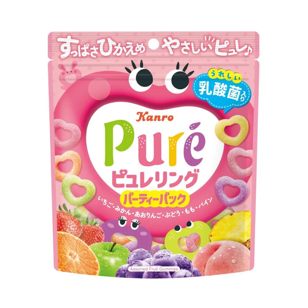 Kanro Pure Ring Party Pack - 156g - ding-go