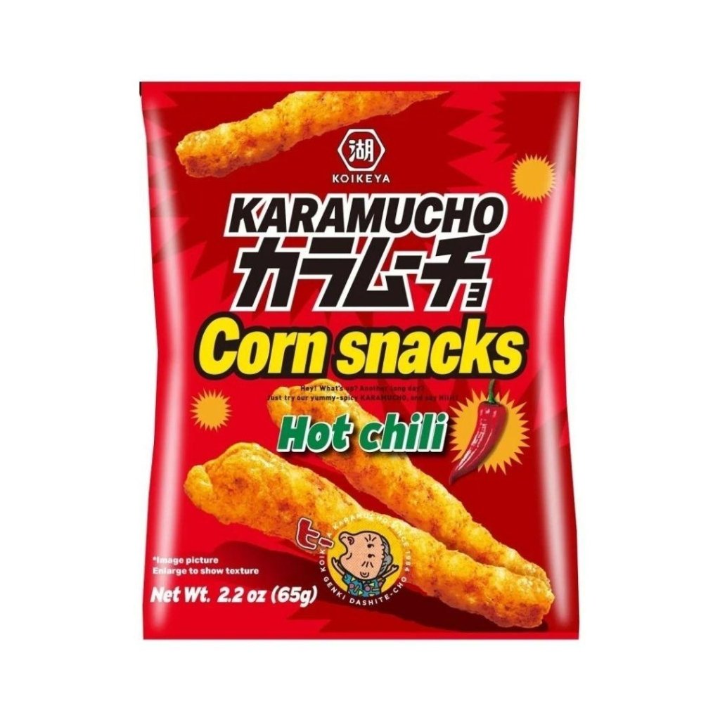 Koikeya Karamucho Corn Hot Chili - 65g - ding-go