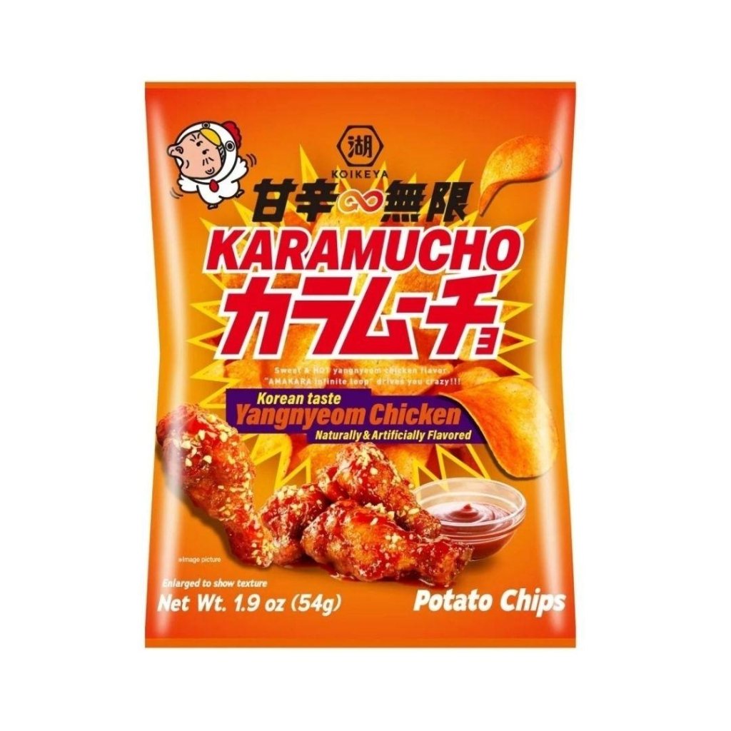 Koikeya Karamucho Yangnyeom Chicken Potato Chips - 54g - ding-go