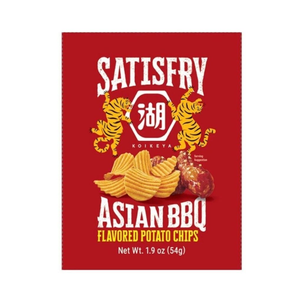 Koikeya Satisfry Asian BBQ Flavor Potato Chips - 54g - ding-go